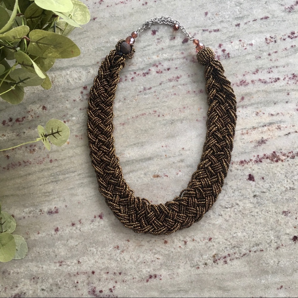 Bronze Statement Necklace Gorgeous!